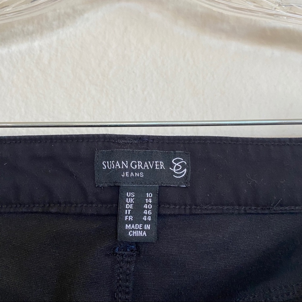 Susan Graver Stretch Sateen Ankle Pants - Picture 7 of 9